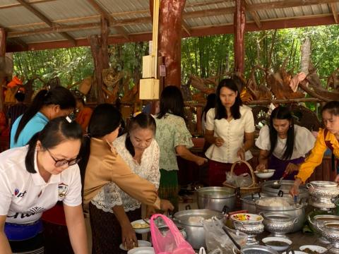 เข้าวัดฟังธรรมช่วงเข้าพรรษา2563 วัดแสลงพัน