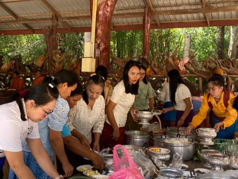 เข้าวัดฟังธรรมช่วงเข้าพรรษา2563 วัดแสลงพัน