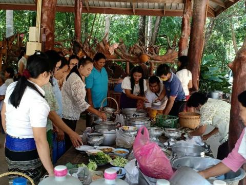 เข้าวัดฟังธรรมช่วงเข้าพรรษา2563 วัดแสลงพัน