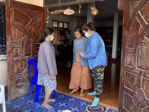 4 กุมภาพันธ์ 2564 เยี่ยมผู้มีภาวะพึ่งพิง 28 ราย