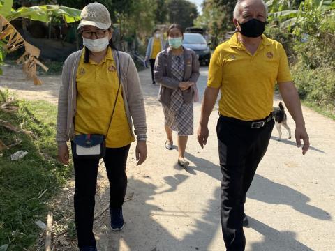 4 กุมภาพันธ์ 2564 เยี่ยมผู้มีภาวะพึ่งพิง 28 ราย