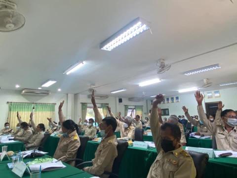 ประชุมสภาองค์การบริหารส่วนตำบลลำดวนสมัยสามัญ สมัยแรก ครั้งที่ 1/