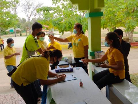 อบรมจิตอาสาภัยพิบัติประจำองค์การบริหารส่วนตำบลลำดวน