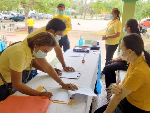 อบรมจิตอาสาภัยพิบัติประจำองค์การบริหารส่วนตำบลลำดวน