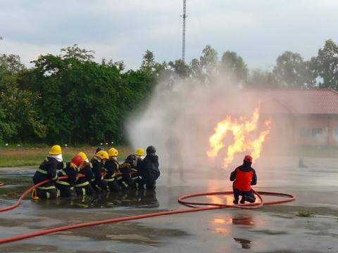 อบรมจิตอาสาภัยพิบัติประจำองค์การบริหารส่วนตำบลลำดวน