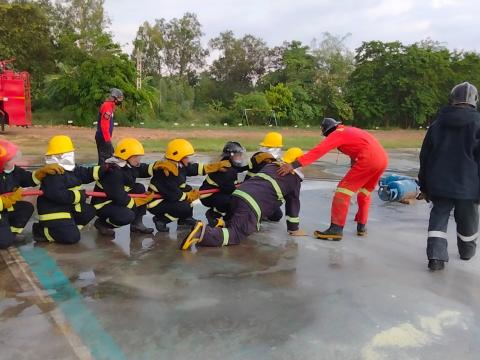 อบรมจิตอาสาภัยพิบัติประจำองค์การบริหารส่วนตำบลลำดวน