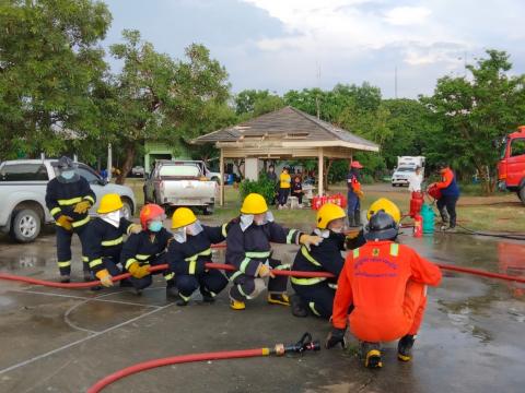 อบรมจิตอาสาภัยพิบัติประจำองค์การบริหารส่วนตำบลลำดวน