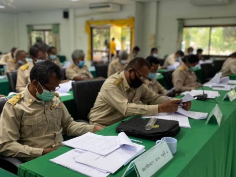 ประชุมสภาองค์การบริหารส่วนตำบลลำดวน สมัยสามัญ สมัยที่ 2 ครั้งที่ 1 ประจำปี 2564