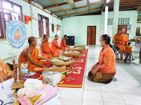 ถวายเพล พังธรรม ช่วงเข้าพรรษา ณ วัดบ้านแซว