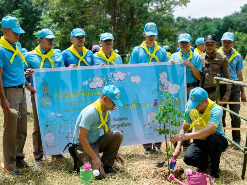 จิตอาสา เราทำดีด้วยหัวใจ ณ โครงการฟาร์มตัวอย่างฯ บ้านกระเจา