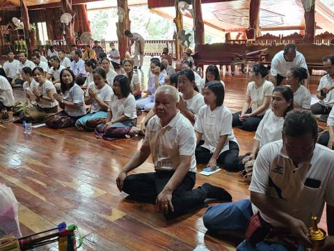 กิจกรรมเสริมสร้างคุณธรรม จริยธรรม สัปดาห์ที่ 2 วัดบ้านแสลงพัน