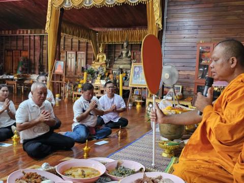 กิจกรรมเสริมสร้างคุณธรรม จริยธรรม สัปดาห์ที่ 2 วัดบ้านแสลงพัน