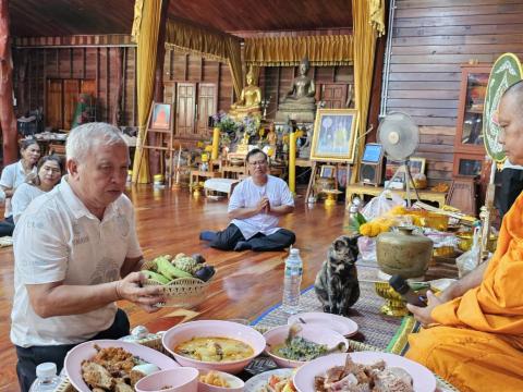 กิจกรรมเสริมสร้างคุณธรรม จริยธรรม สัปดาห์ที่ 2 วัดบ้านแสลงพัน