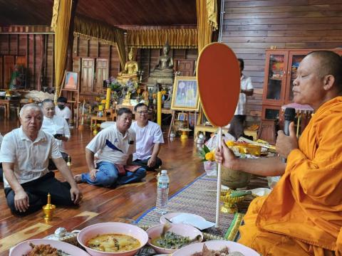 กิจกรรมเสริมสร้างคุณธรรม จริยธรรม สัปดาห์ที่ 2 วัดบ้านแสลงพัน