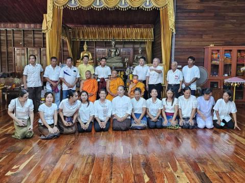 กิจกรรมเสริมสร้างคุณธรรม จริยธรรม สัปดาห์ที่ 2 วัดบ้านแสลงพัน