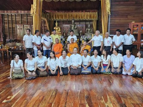 กิจกรรมเสริมสร้างคุณธรรม จริยธรรม สัปดาห์ที่ 2 วัดบ้านแสลงพัน