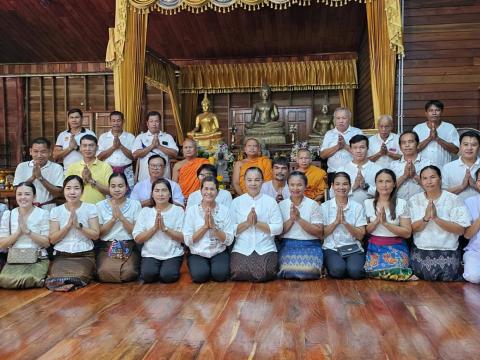 กิจกรรมเสริมสร้างคุณธรรม จริยธรรม สัปดาห์ที่ 2 วัดบ้านแสลงพัน