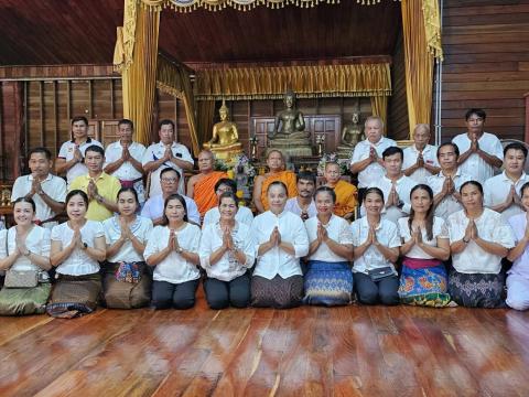 กิจกรรมเสริมสร้างคุณธรรม จริยธรรม สัปดาห์ที่ 2 วัดบ้านแสลงพัน