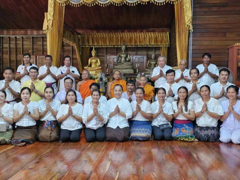 กิจกรรมเสริมสร้างคุณธรรม จริยธรรม สัปดาห์ที่ 2 วัดบ้านแสลงพัน