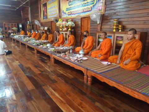 กิจกรรมเสริมสร้างคุณธรรม จริยธรรม สัปดาห์ที่ 2 วัดบ้านแสลงพัน