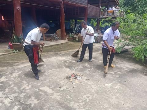 กิจกรรมเสริมสร้างคุณธรรม จริยธรรม สัปดาห์ที่ 2 วัดบ้านแสลงพัน