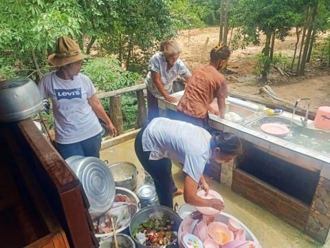 กิจกรรมเสริมสร้างคุณธรรม จริยธรรม สัปดาห์ที่ 2 วัดบ้านแสลงพัน