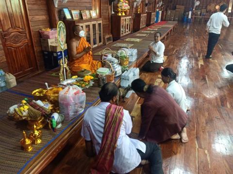 กิจกรรมเสริมสร้างคุณธรรม จริยธรรม สัปดาห์ที่ 2 วัดบ้านแสลงพัน