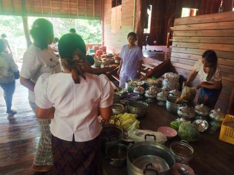 กิจกรรมเสริมสร้างคุณธรรม จริยธรรม สัปดาห์ที่ 2 วัดบ้านแสลงพัน