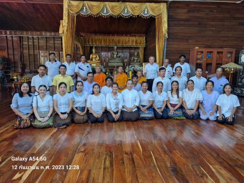 กิจกรรมเสริมสร้างคุณธรรม จริยธรรม สัปดาห์ที่ 2 วัดบ้านแสลงพัน