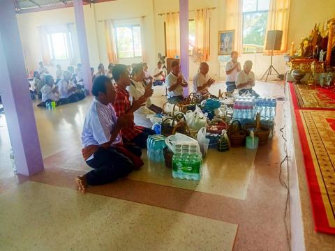 เสริมสร้างคุณธรรมจริยธรรม สัปดาห์ที่ 3 สำนักสงฆ์หินโคน