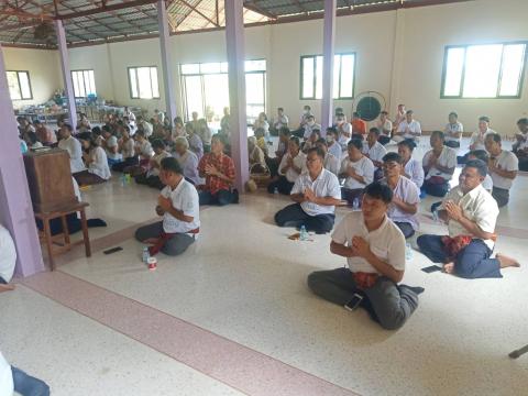 เสริมสร้างคุณธรรมจริยธรรม สัปดาห์ที่ 3 สำนักสงฆ์หินโคน