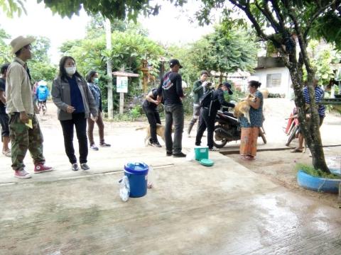 ออกให้บริการฉีดวัคซีนป้องกันโรคพิษสุนัขบ้า ประจำปี 2567