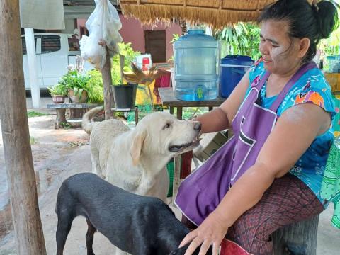 ออกให้บริการฉีดวัคซีนป้องกันโรคพิษสุนัขบ้า ประจำปี 2567